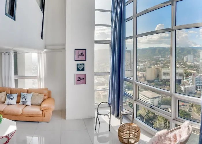 アパートホテル 2 Bedroom Loft With Panoramic View Of セブ市